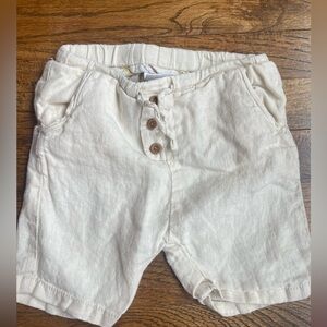 Zara baby linen shorts